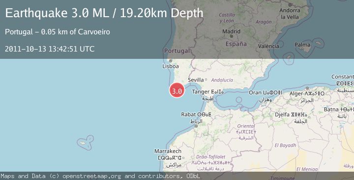 Map of WEST OF GIBRALTAR