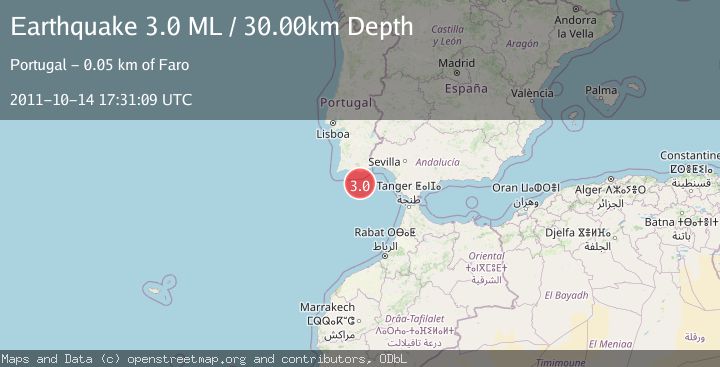 Map of STRAIT OF GIBRALTAR