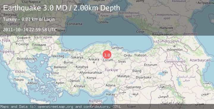Map of CENTRAL TURKEY