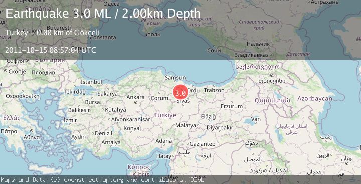 Map of CENTRAL TURKEY