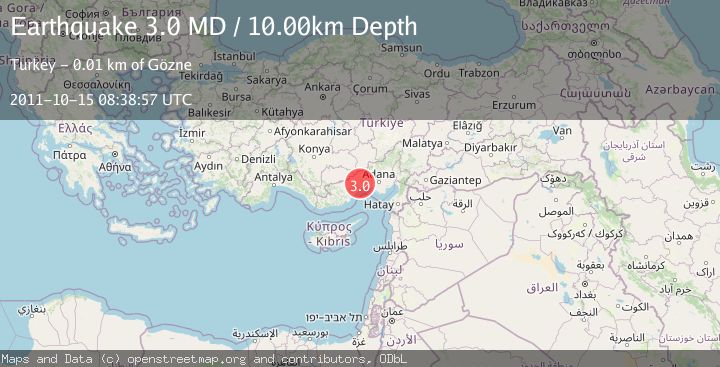 Map of CENTRAL TURKEY