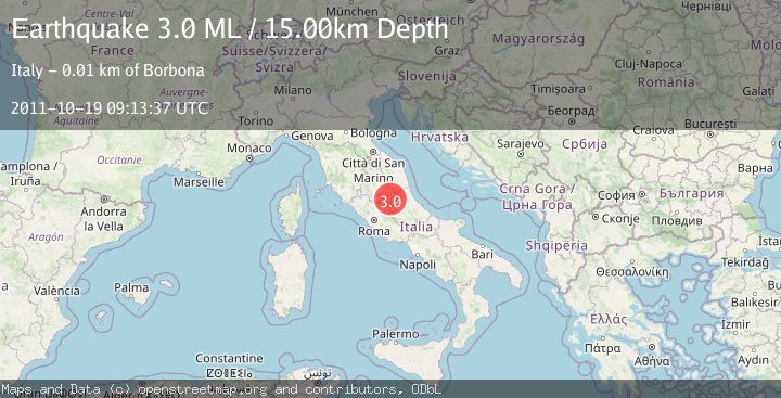 Map of CENTRAL ITALY