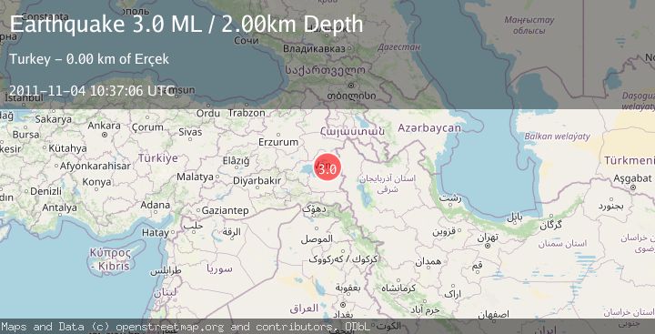 Map of EASTERN TURKEY