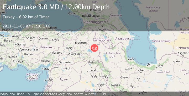 Map of EASTERN TURKEY