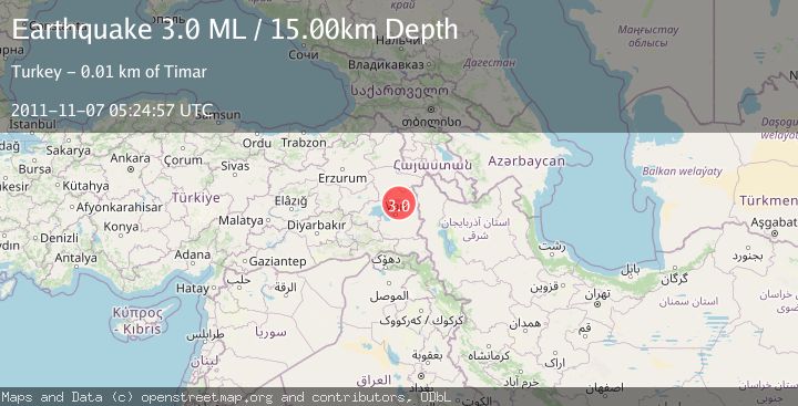 Map of EASTERN TURKEY