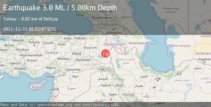 Map of EASTERN TURKEY