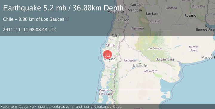 Map of ARAUCANIA, CHILE