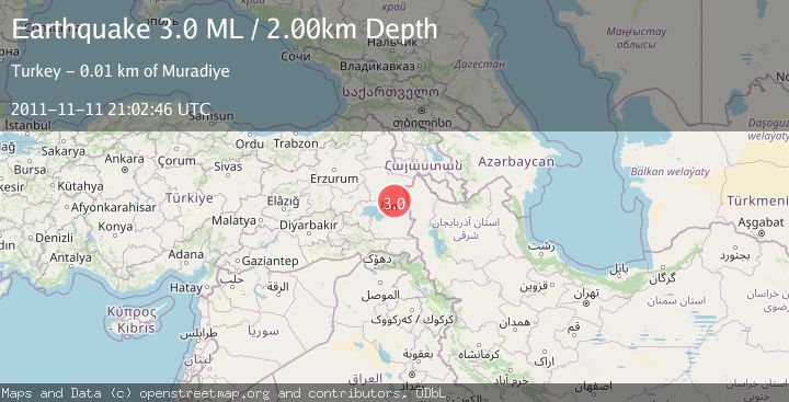 Map of EASTERN TURKEY