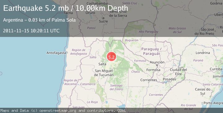 Map of SALTA, ARGENTINA