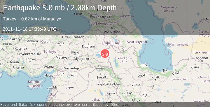 Map of EASTERN TURKEY