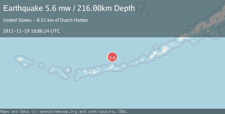 Map of ANDREANOF ISLANDS, ALEUTIAN IS.