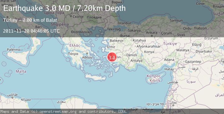 Map of WESTERN TURKEY