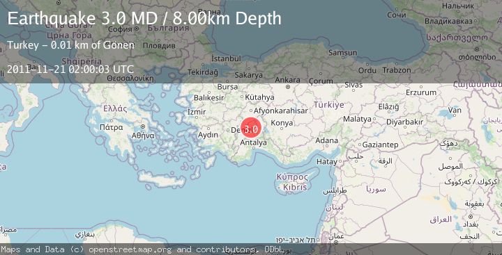 Map of WESTERN TURKEY