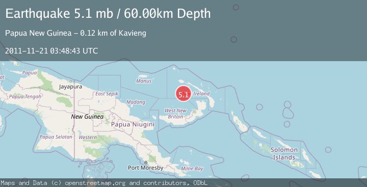 Map of NEW IRELAND REGION, P.N.G.