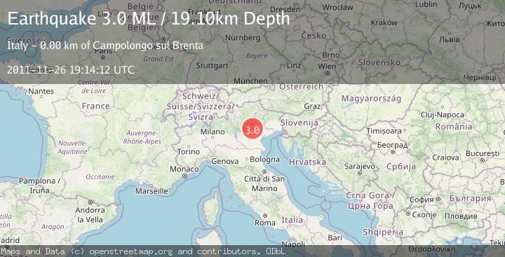 Map of NORTHERN ITALY