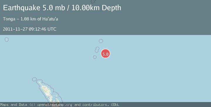 Map of KERMADEC ISLANDS, NEW ZEALAND