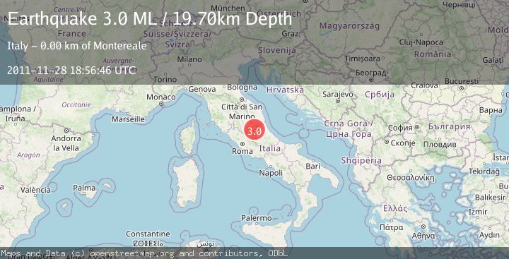 Map of CENTRAL ITALY
