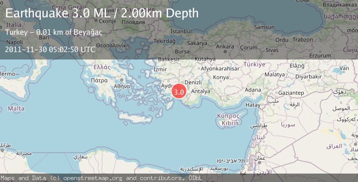 Map of WESTERN TURKEY