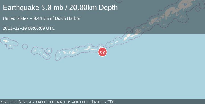 Map of ANDREANOF ISLANDS, ALEUTIAN IS.