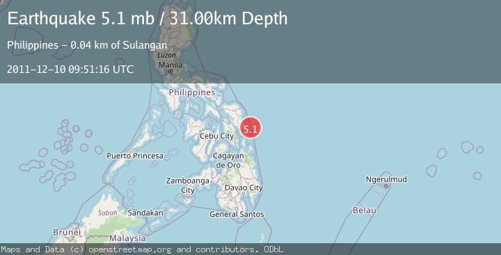 Map of PHILIPPINE ISLANDS REGION