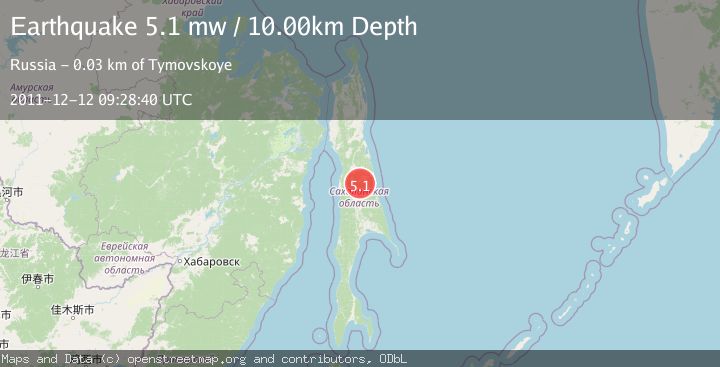 Map of SAKHALIN, RUSSIA