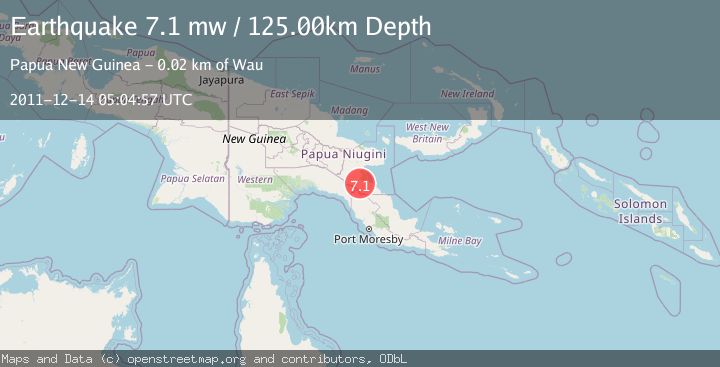 Map of EASTERN NEW GUINEA REG., P.N.G.