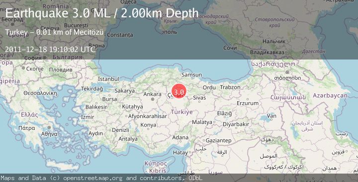 Map of CENTRAL TURKEY
