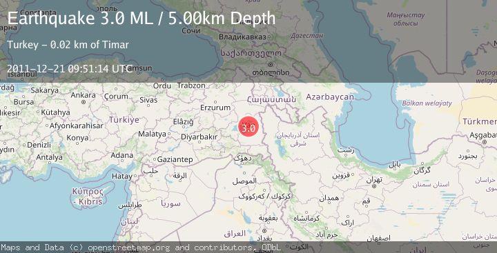 Map of EASTERN TURKEY