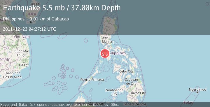Map of MINDORO, PHILIPPINES