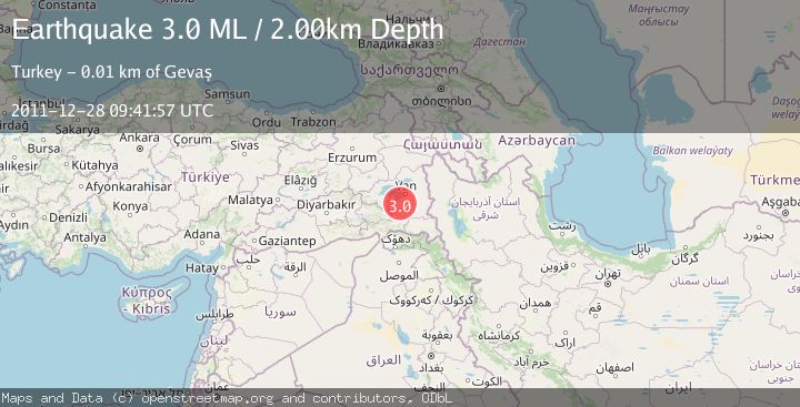 Map of EASTERN TURKEY