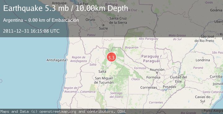Map of SALTA, ARGENTINA