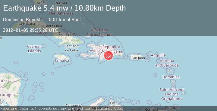 Map of DOMINICAN REPUBLIC