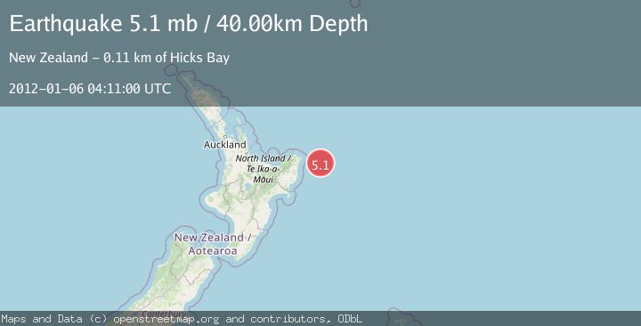 Map of OFF E. COAST OF N. ISLAND, N.Z.