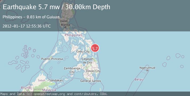 Map of SAMAR, PHILIPPINES