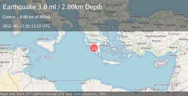 Map of SOUTHERN GREECE
