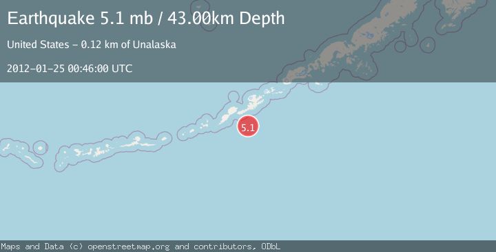 Map of FOX ISLANDS, ALEUTIAN ISLANDS