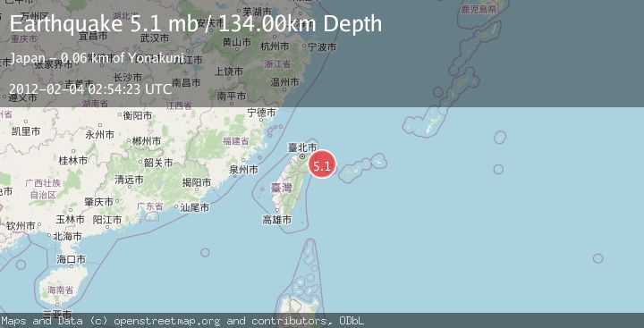 Map of TAIWAN REGION