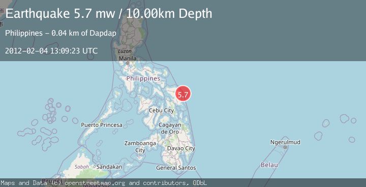 Map of SAMAR, PHILIPPINES