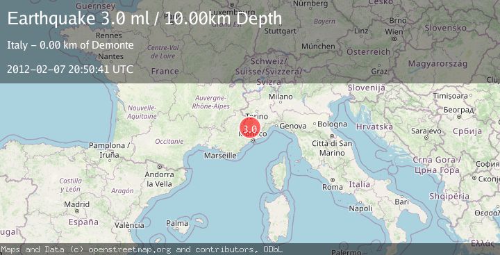 Map of NORTHERN ITALY