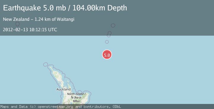 Map of SOUTH OF KERMADEC ISLANDS