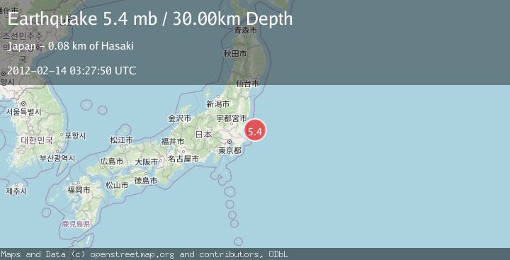 Map of NEAR EAST COAST OF HONSHU, JAPAN