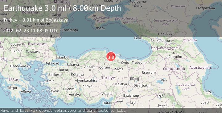 Map of CENTRAL TURKEY