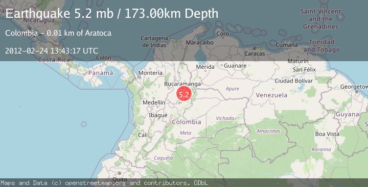 Map of NORTHERN COLOMBIA