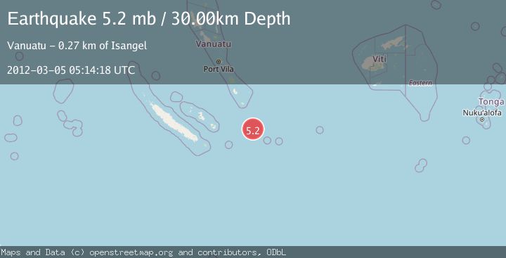 Map of SOUTHEAST OF LOYALTY ISLANDS