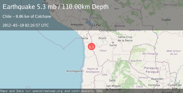 Map of TARAPACA, CHILE