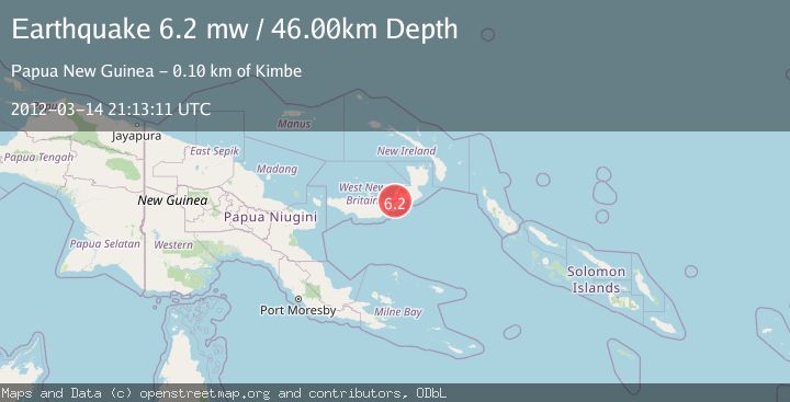 Map of NEW BRITAIN REGION, P.N.G.
