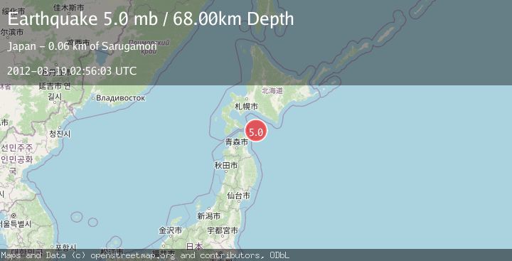Map of HOKKAIDO, JAPAN REGION
