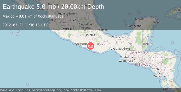 Map of GUERRERO, MEXICO