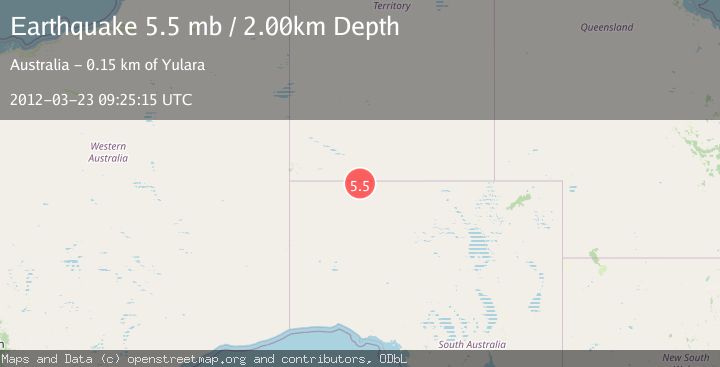 Map of SOUTH AUSTRALIA