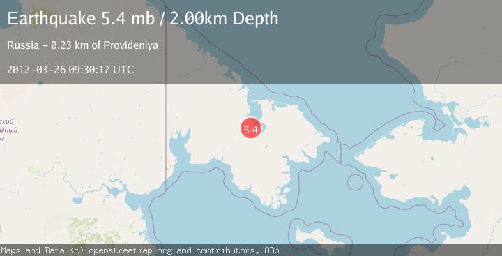 Map of CHUKOTKA, RUSSIA